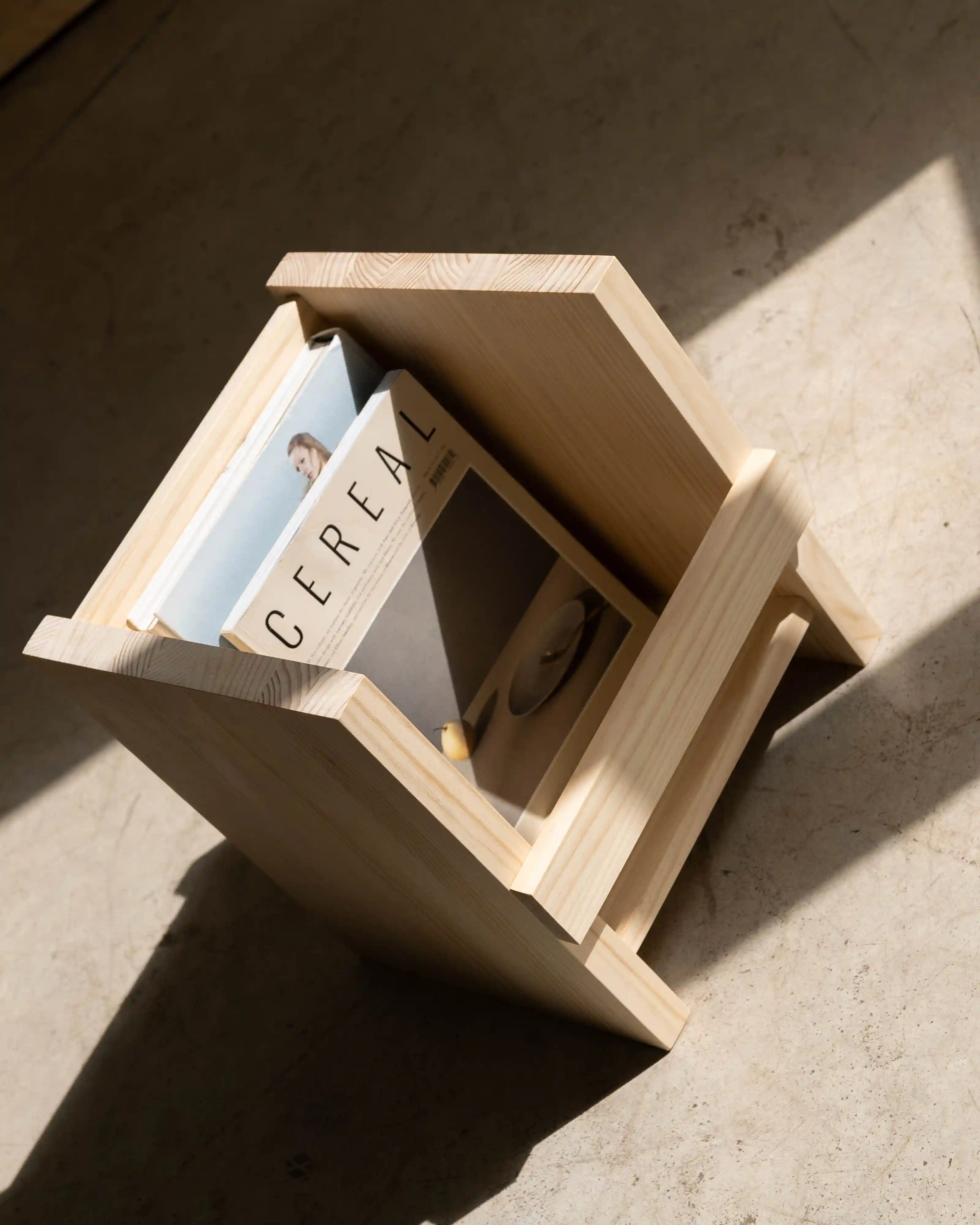 Oliva solid wood book display 39 x 29.2 cm - Image 5