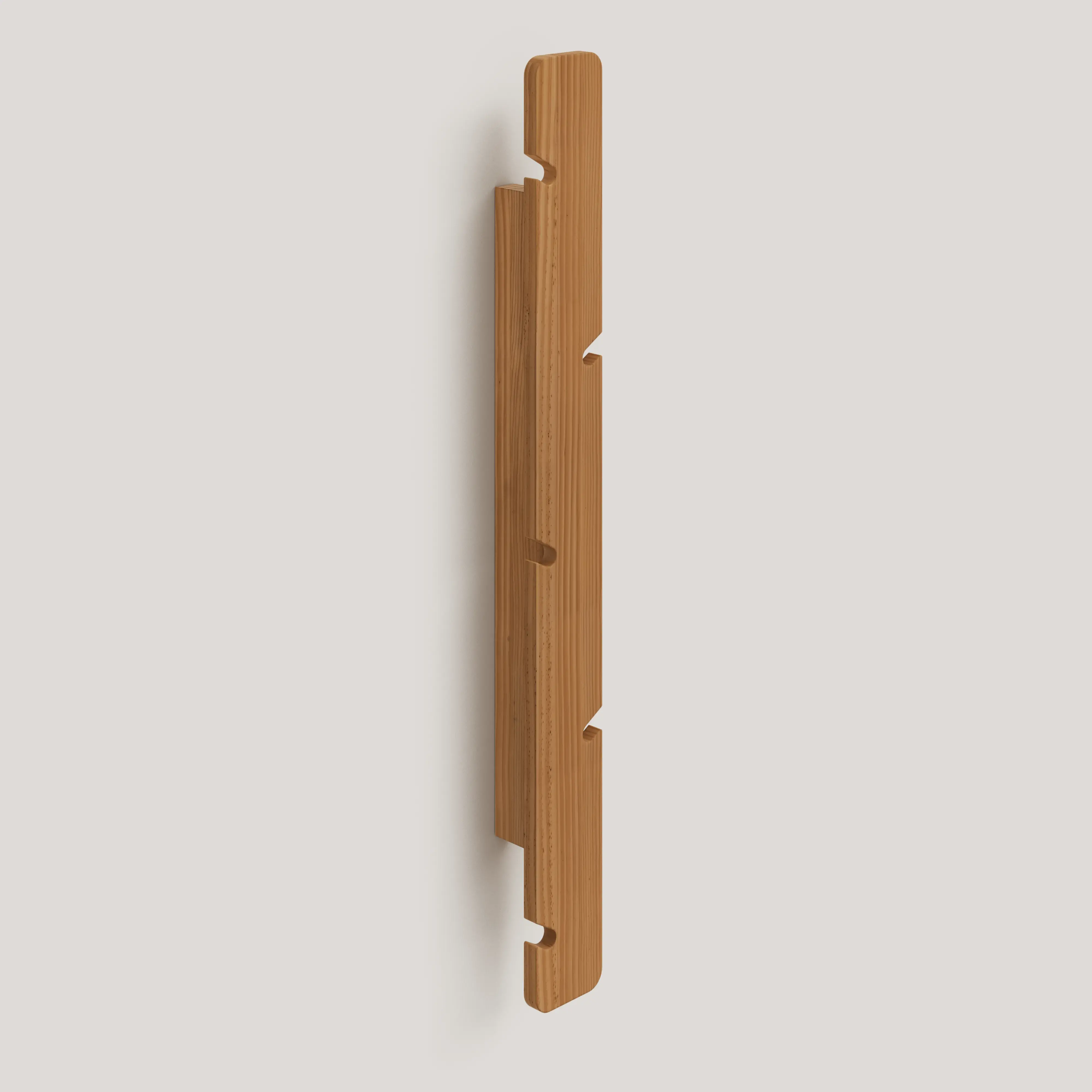 Wall coat rack Saona in solid pine wood 100 cm - Image 10