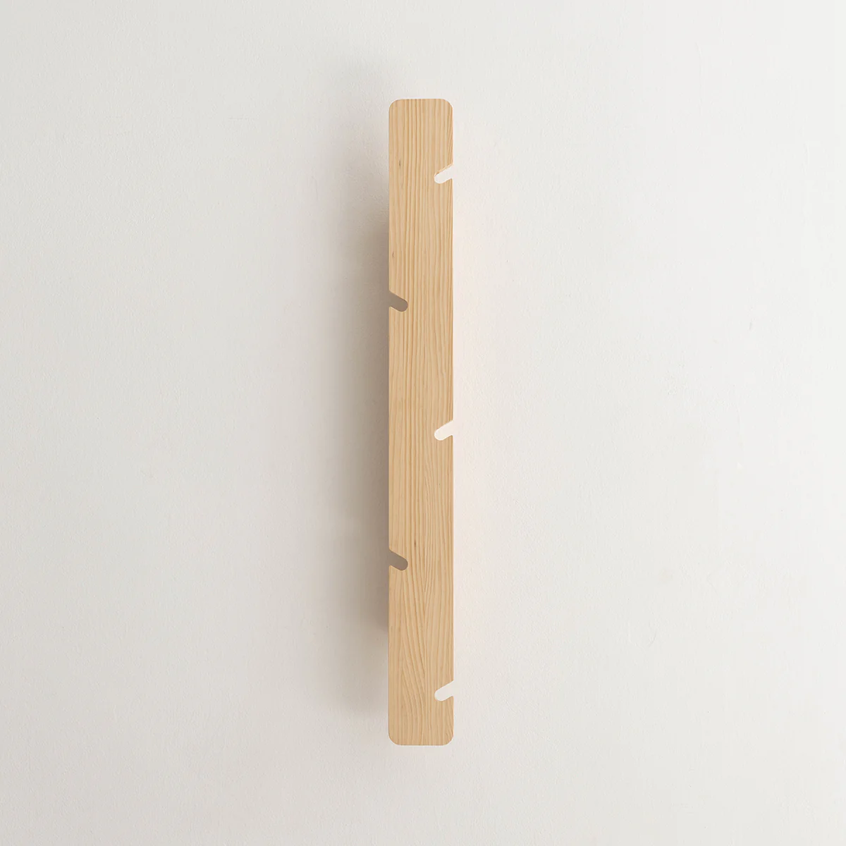 Wall coat rack Saona in solid pine wood 100 cm - Image 7