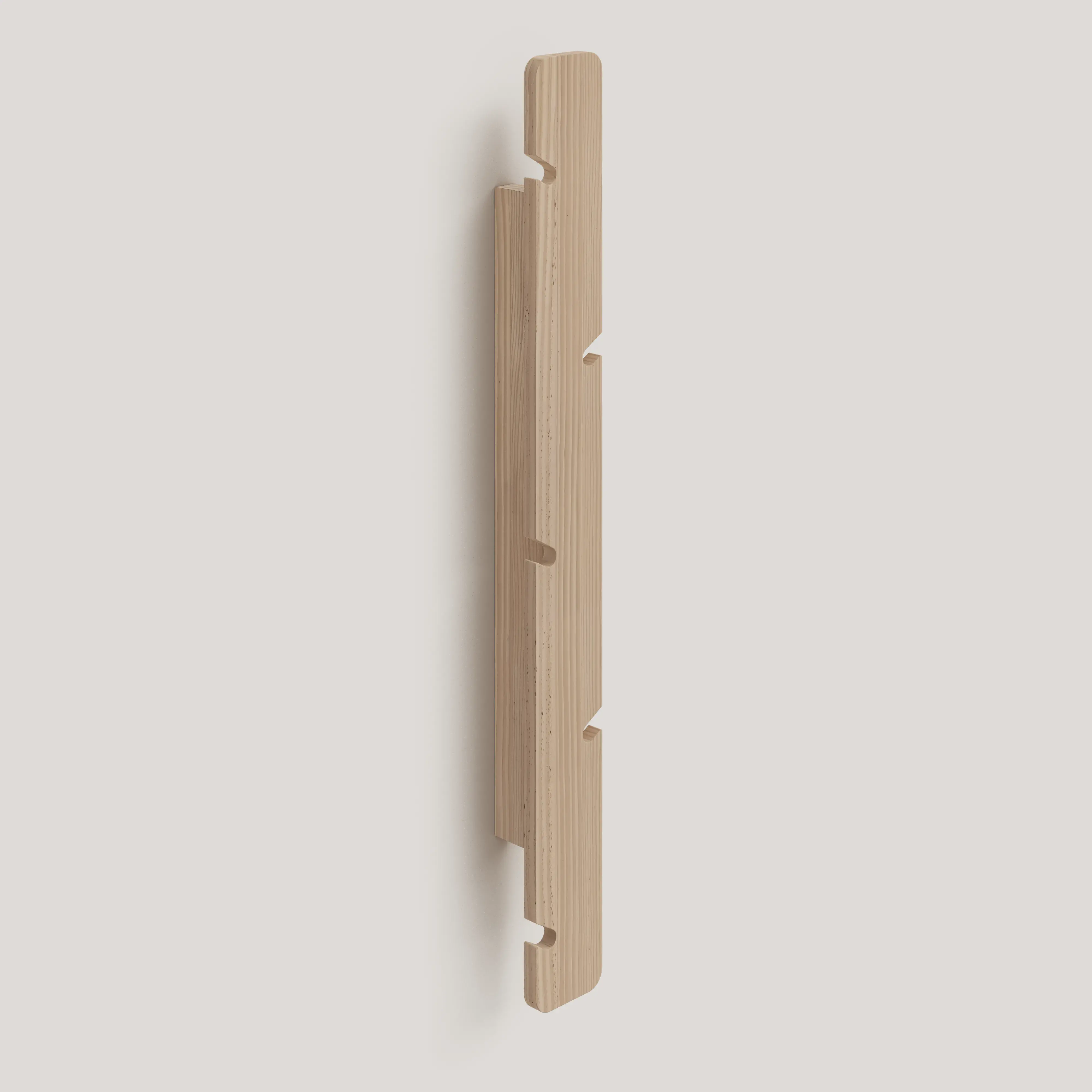 Wall coat rack Saona in solid pine wood 100 cm - Image 8