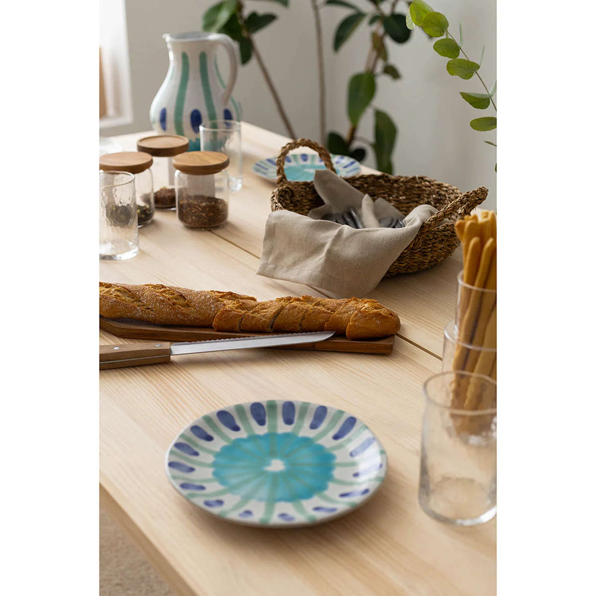 Dining table Palafrugell made of solid pine wood 180 x 90 cm - Image 7