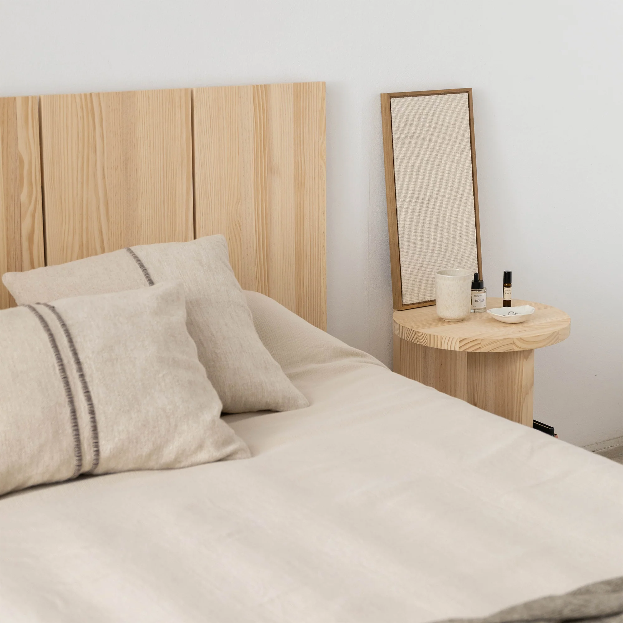 Cova headboard in solid wood 99 cm, 133 cm, 166 cm or 200 cm