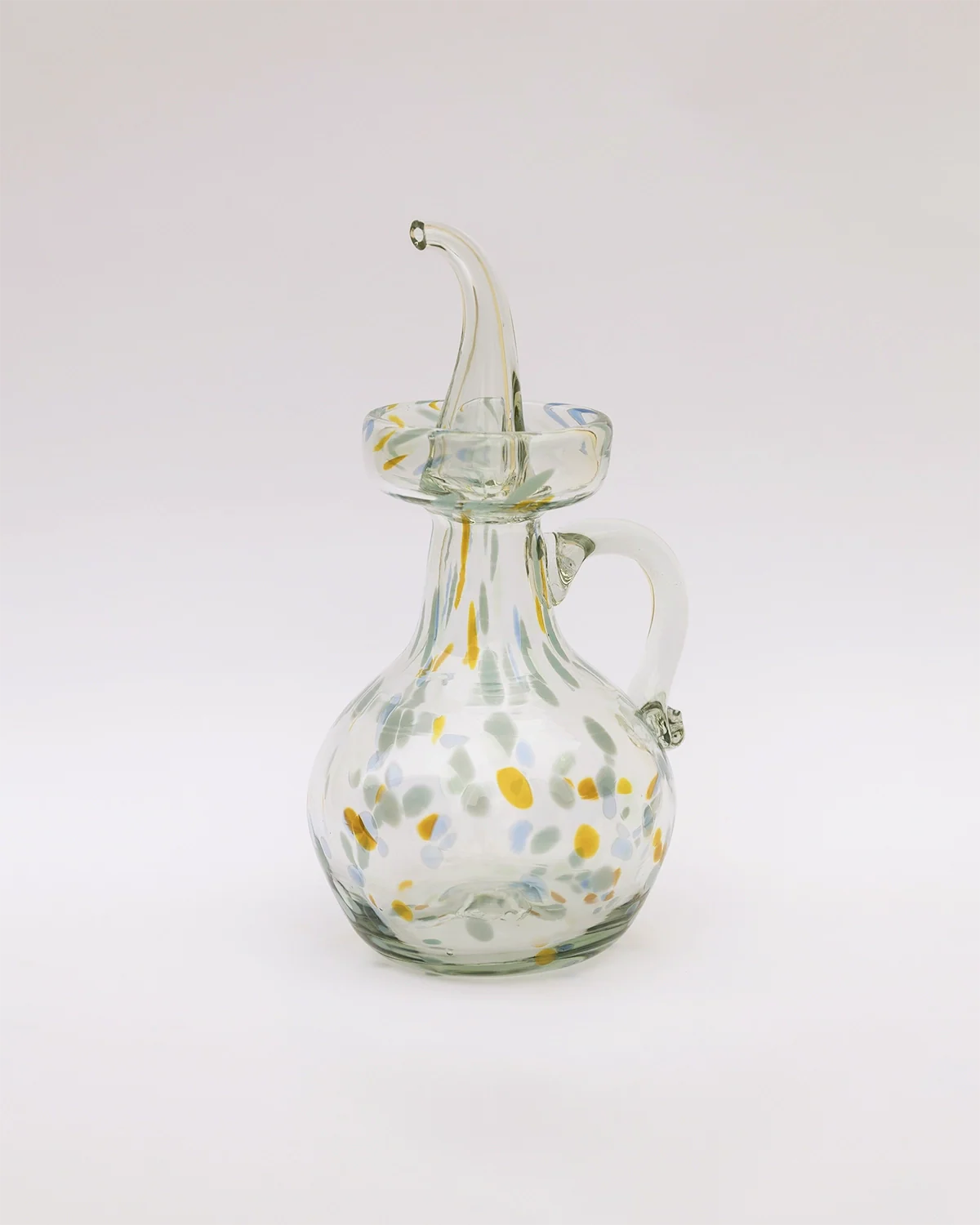 Llubí hand-blown glass oil bottle - Image 3