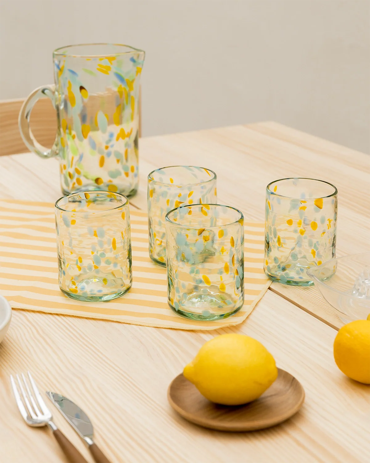 Llubí hand-blown glass tumbler - Image 3