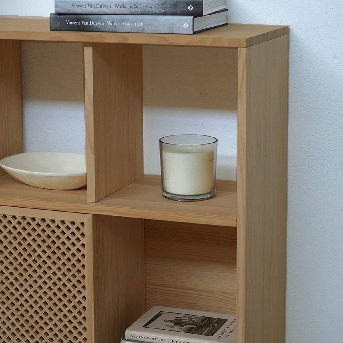 Bookcase Blava of pine with 5 or 10 doors 160 cm - Image 10