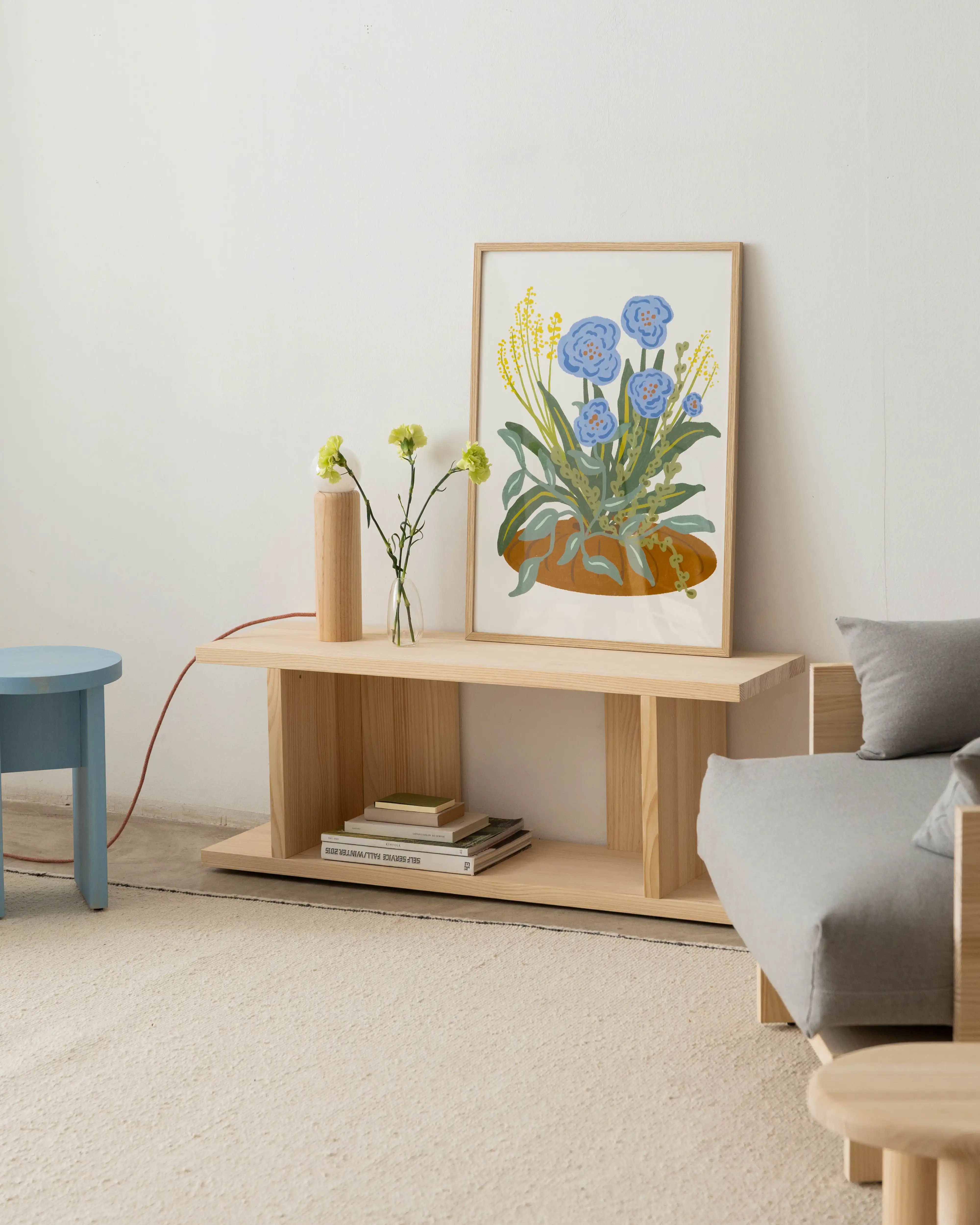 Castell solid wood Bookcase 106.5 x 40.4 cm - Image 2