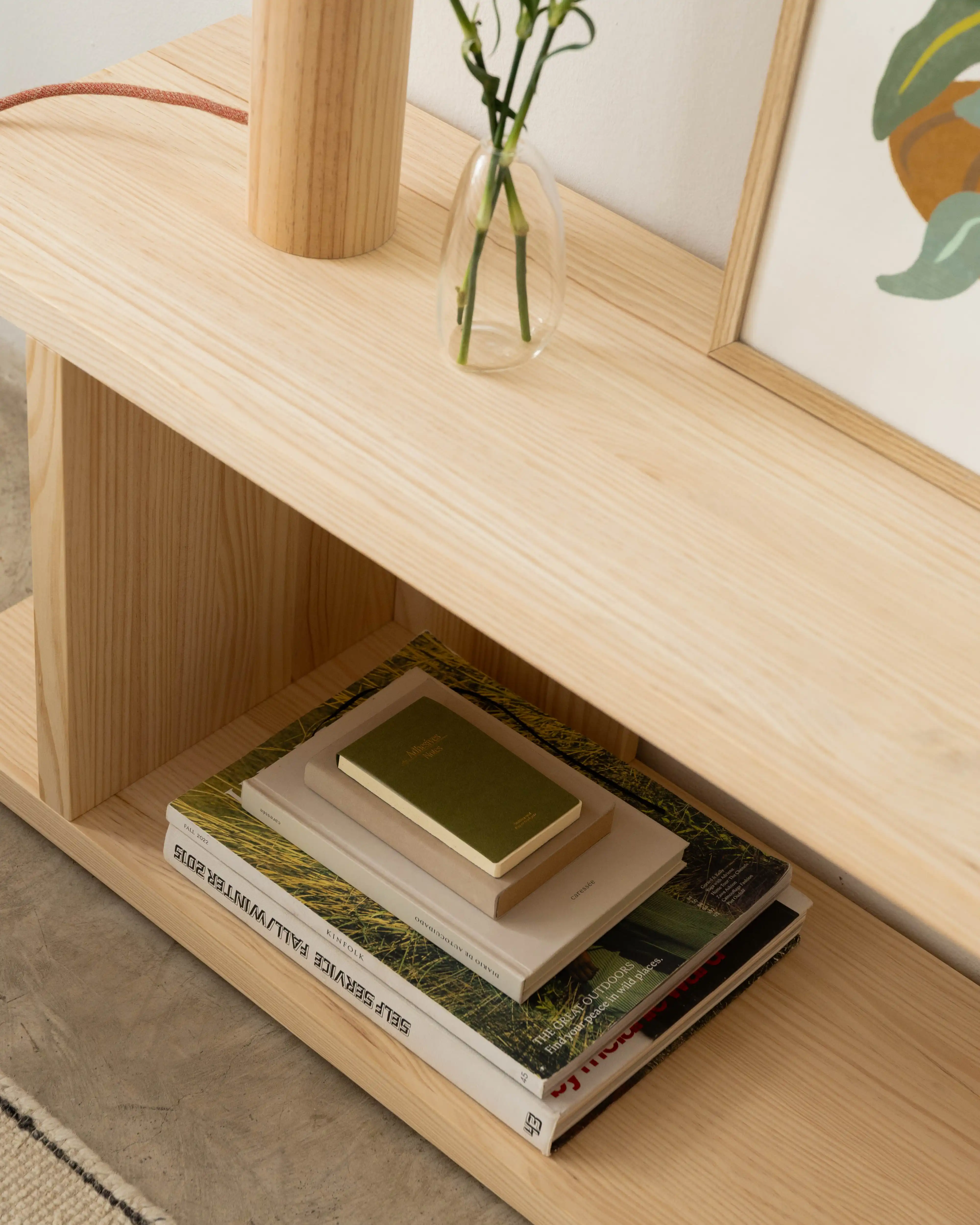 Castell solid wood Bookcase 106.5 x 40.4 cm - Image 7