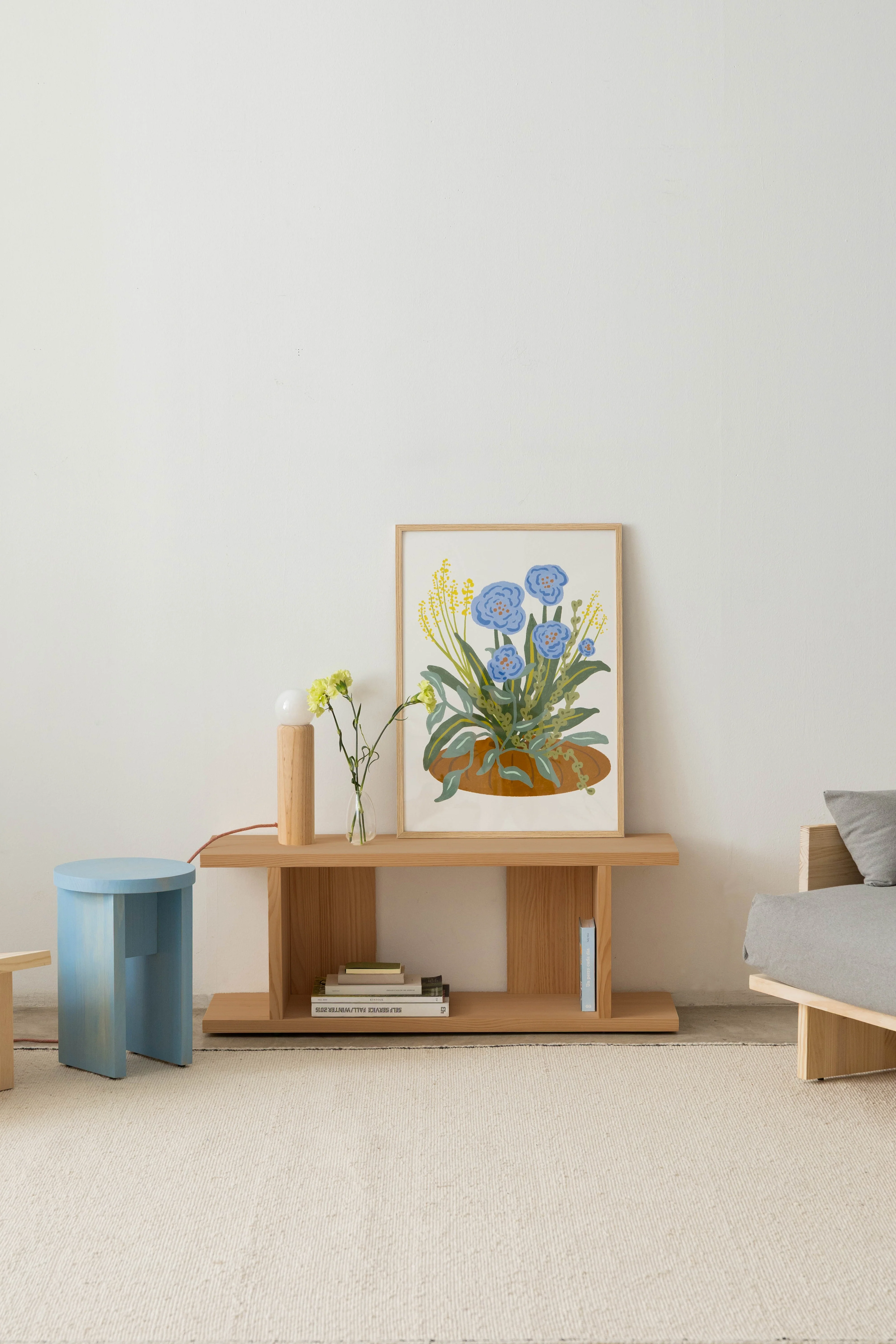 Castell solid wood Bookcase 106.5 x 40.4 cm - Image 9
