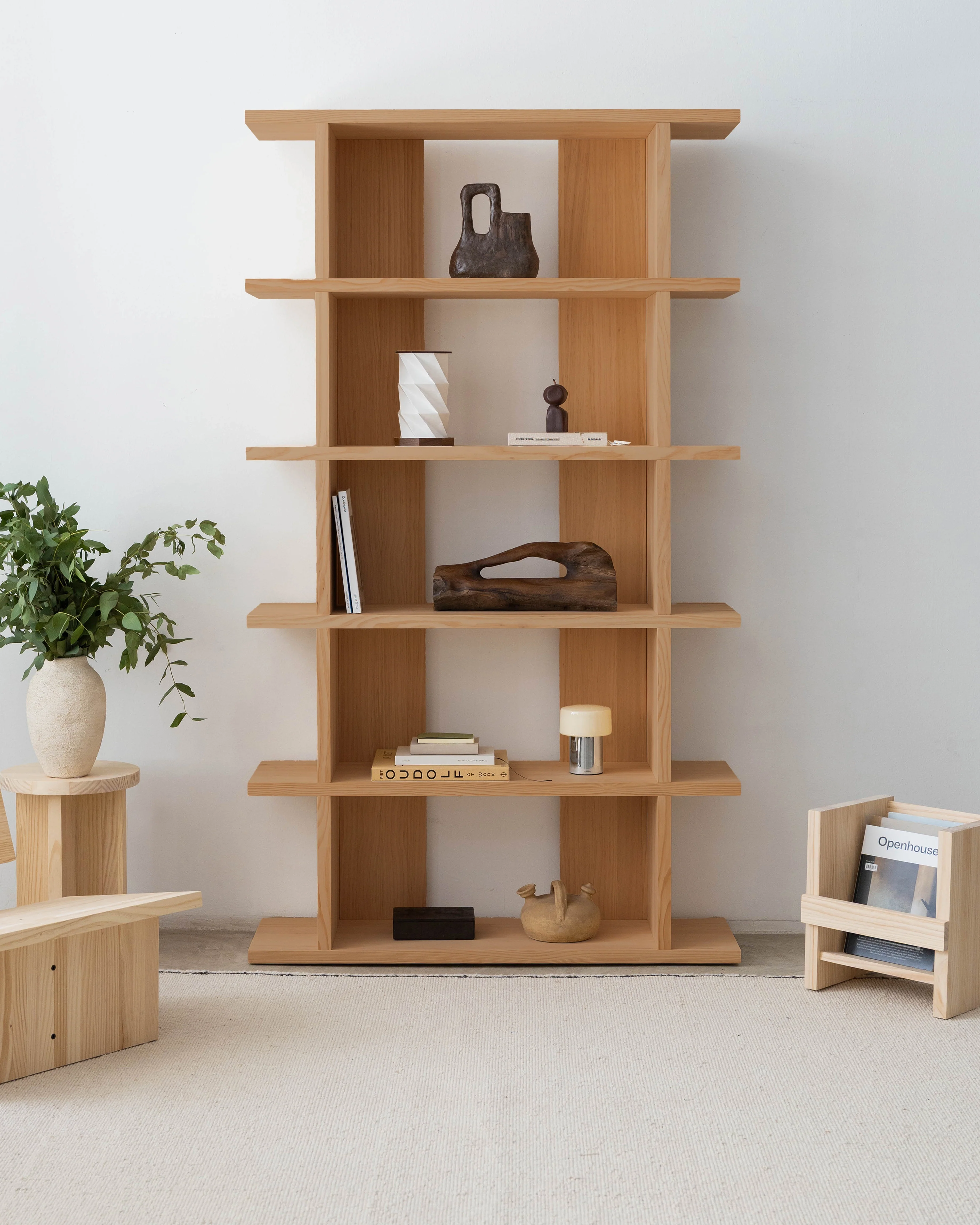 Castell solid wood bookcase 106.5 x 190 cm - Image 11