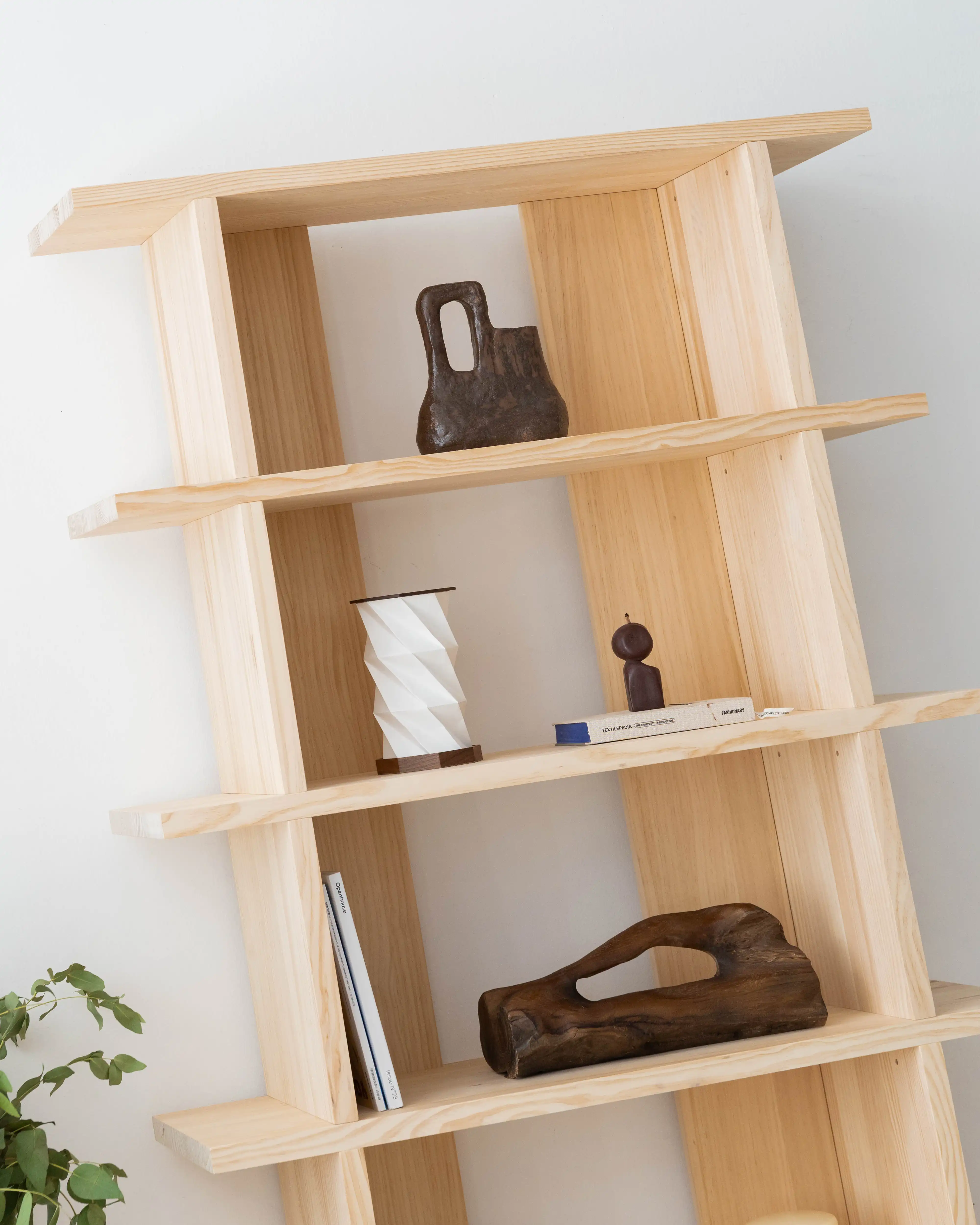 Castell solid wood bookcase 106.5 x 190 cm - Image 3