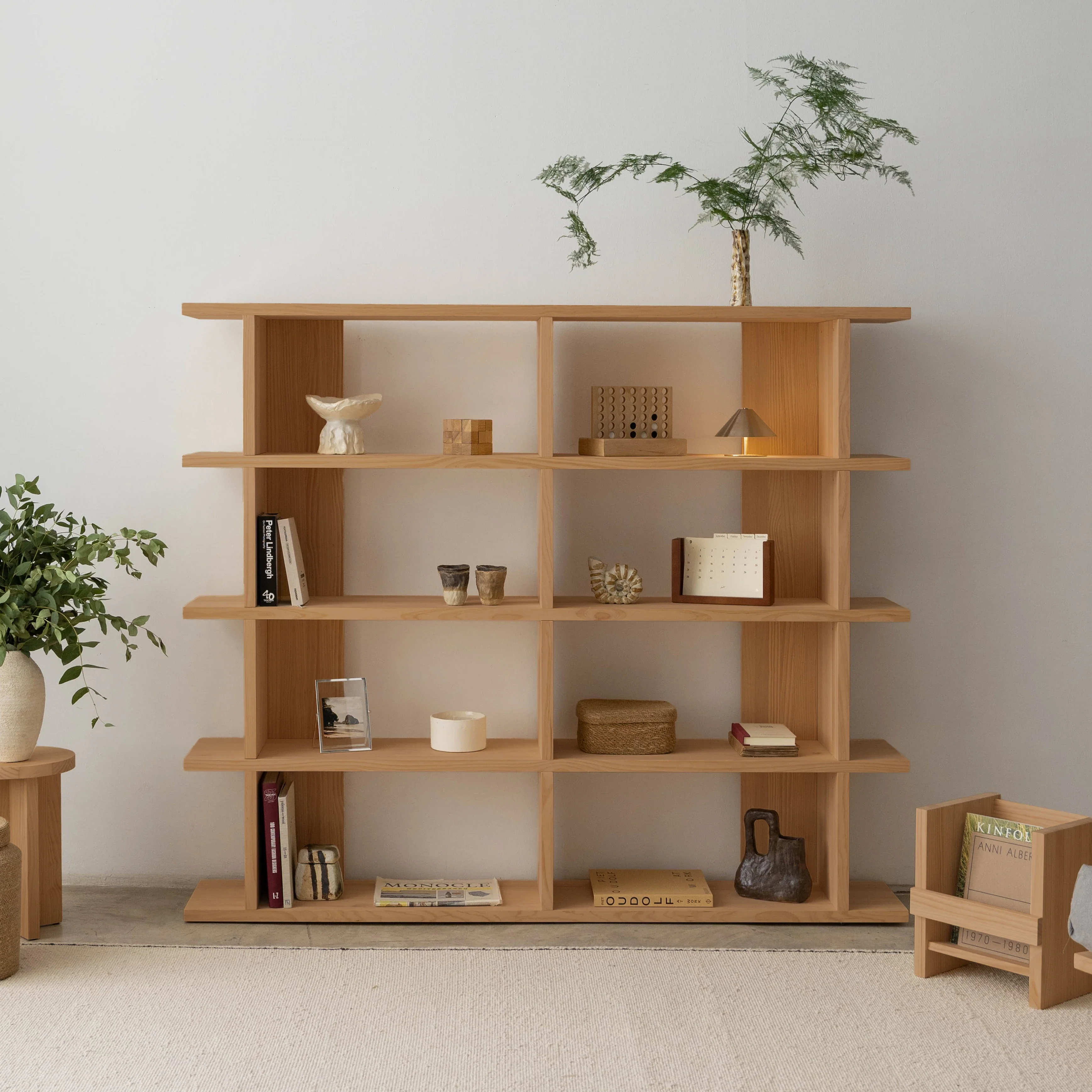 Montgó solid wood bookcase 180 x 152.6 cm - Image 10