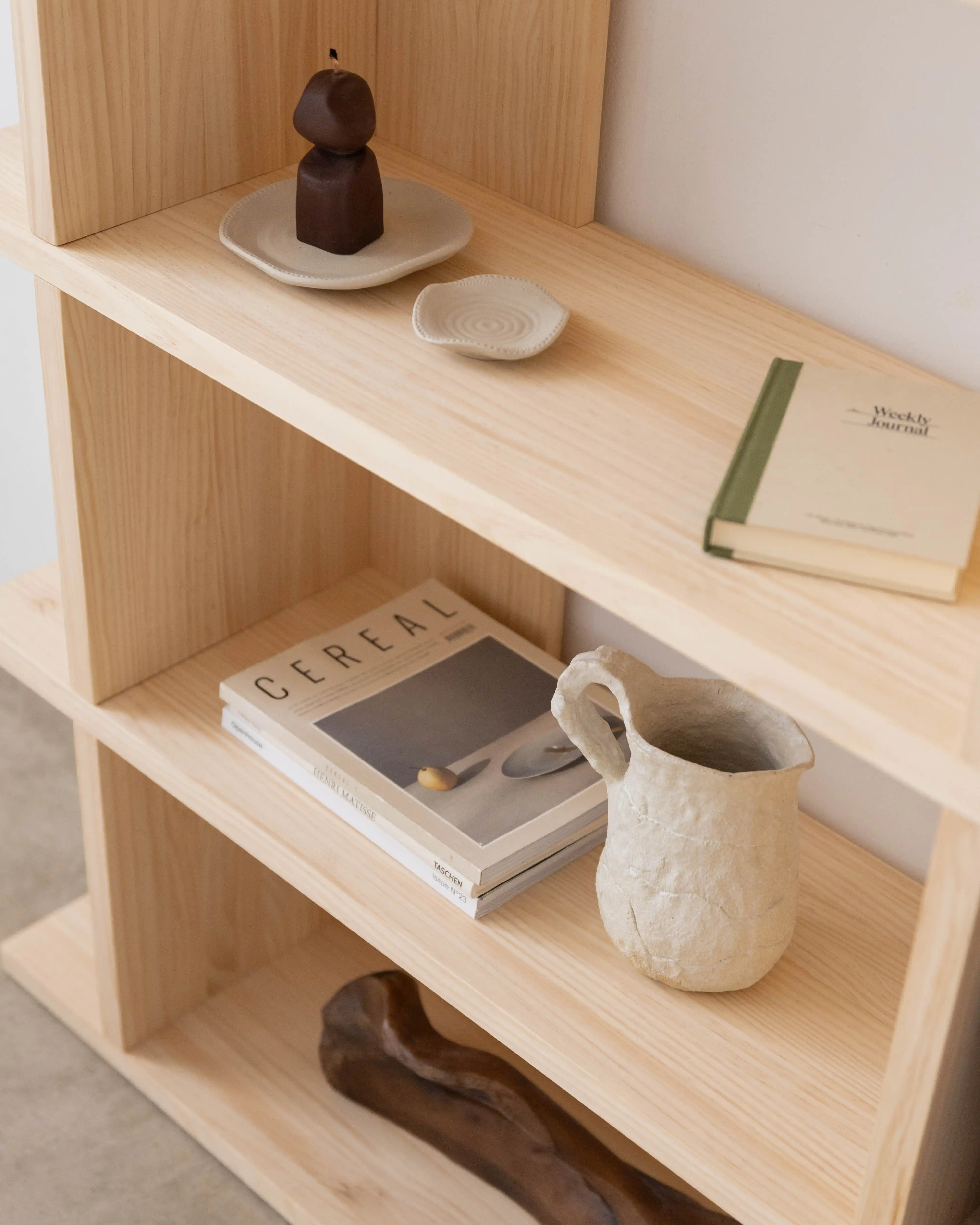 Montgó solid wood bookcase 180 x 190 cm - Image 6