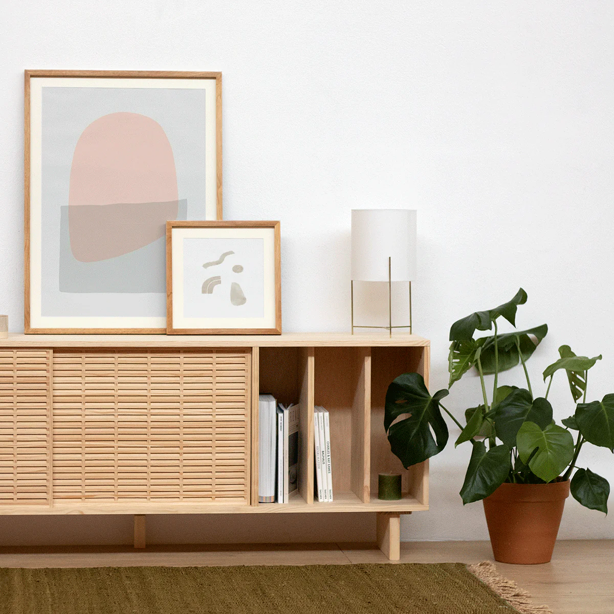 Benissa sideboard in pine with 2 doors 170 cm - Image 2