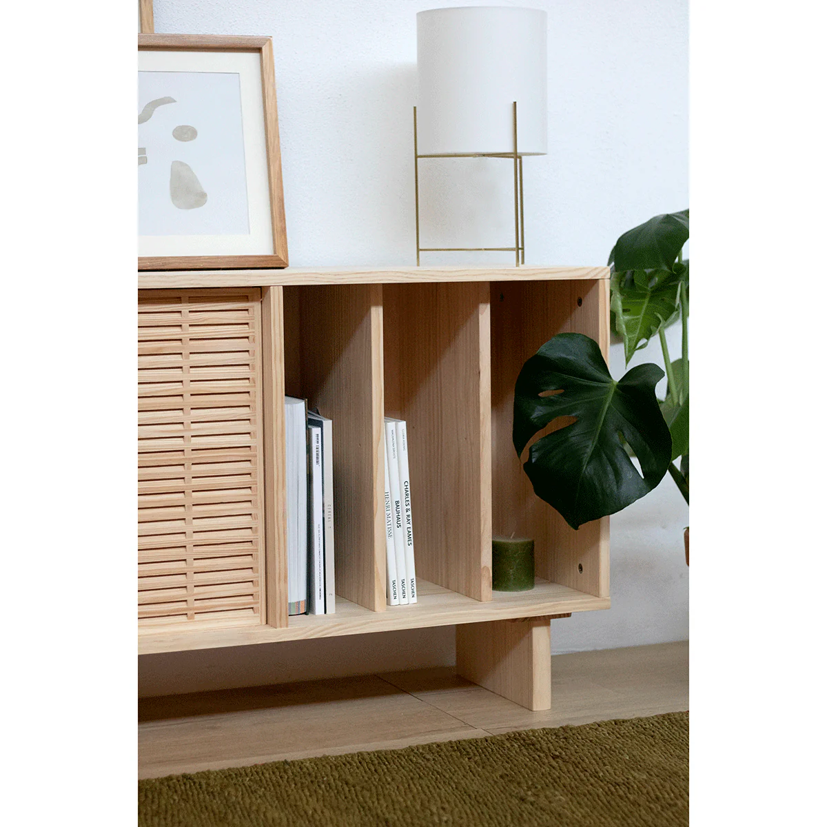 Benissa sideboard in pine with 2 doors 170 cm - Image 4