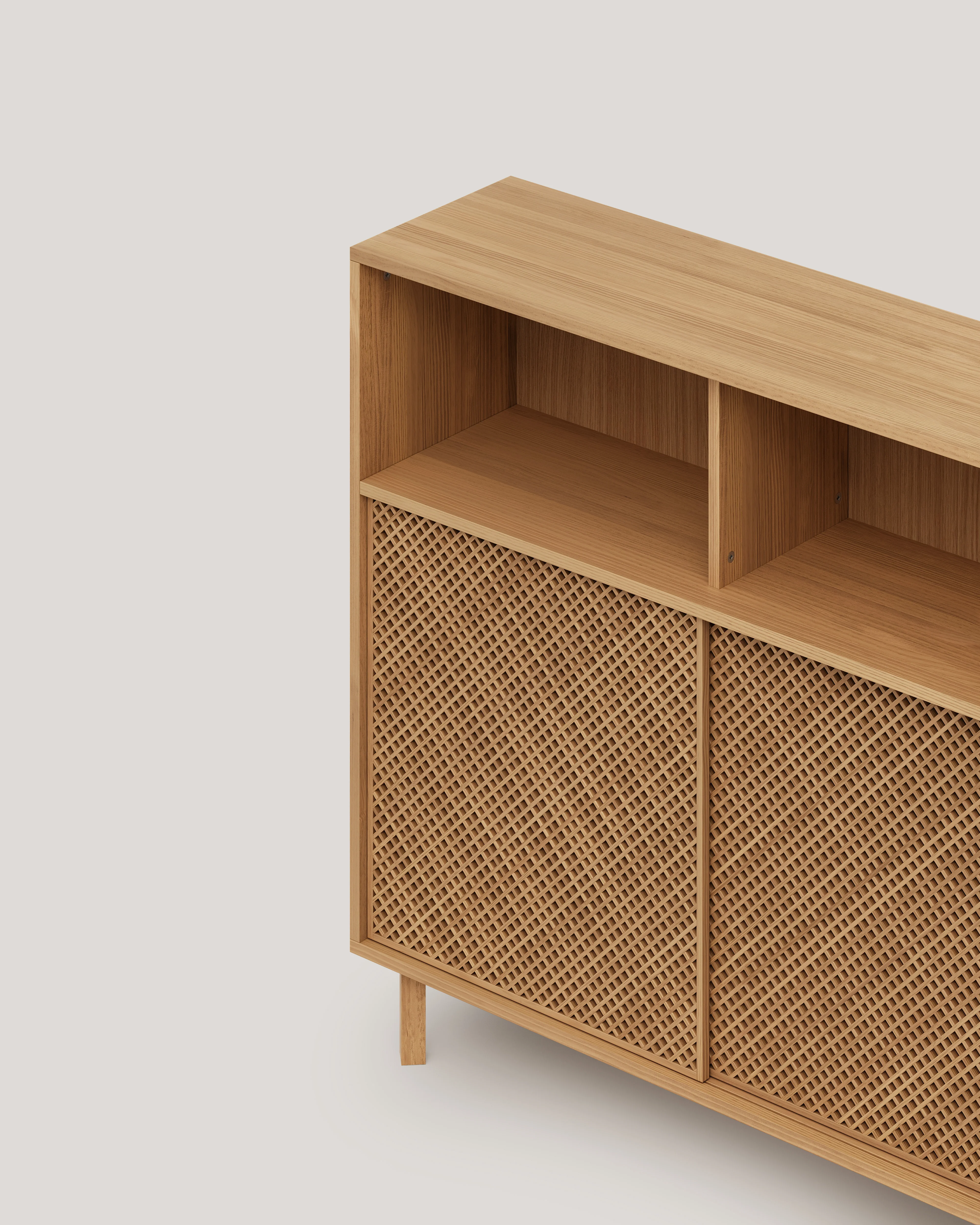 Cadaqués pine sideboard with 2 doors 120 cm - Image 9