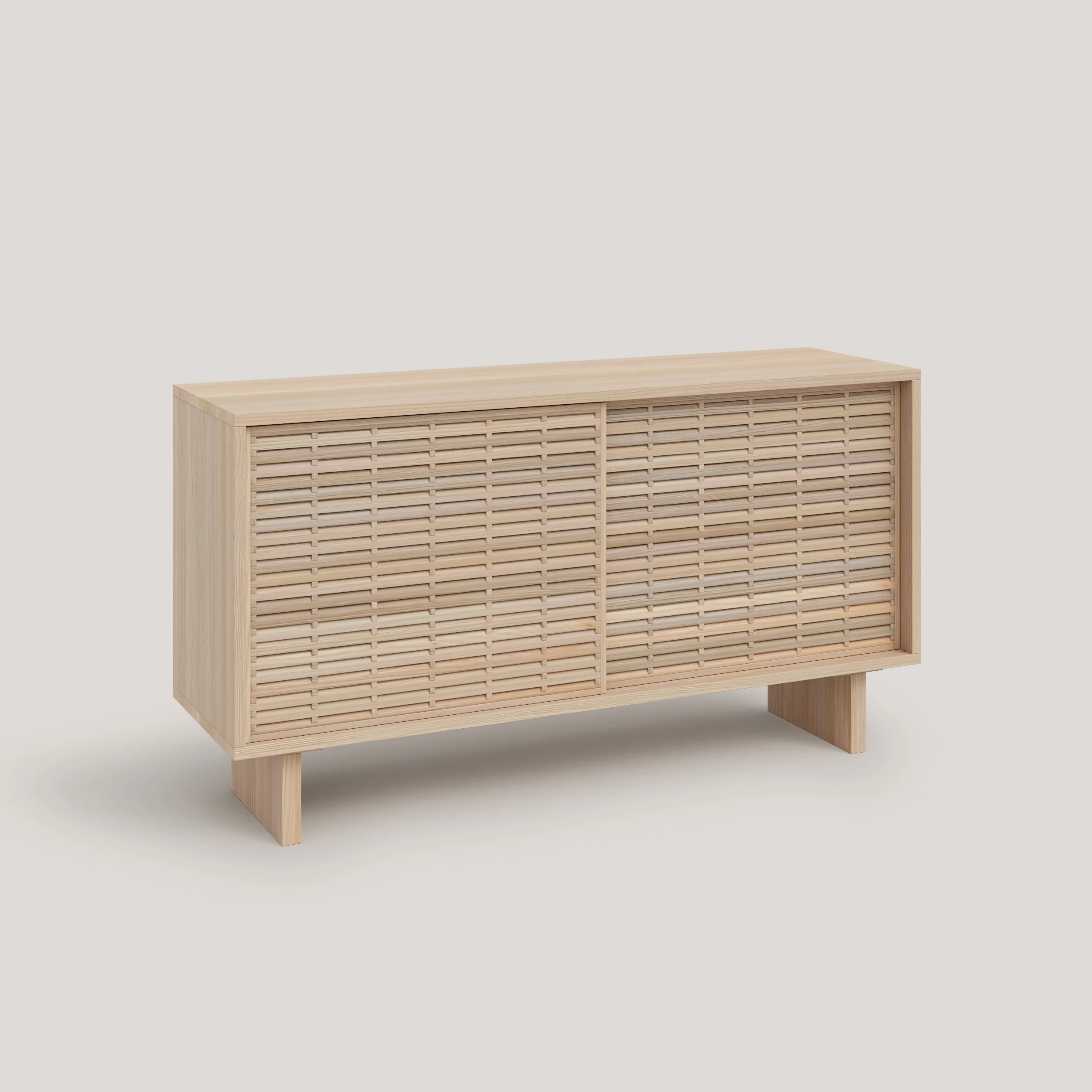 Cala pine sideboard with 2 doors 120 cm - Image 8
