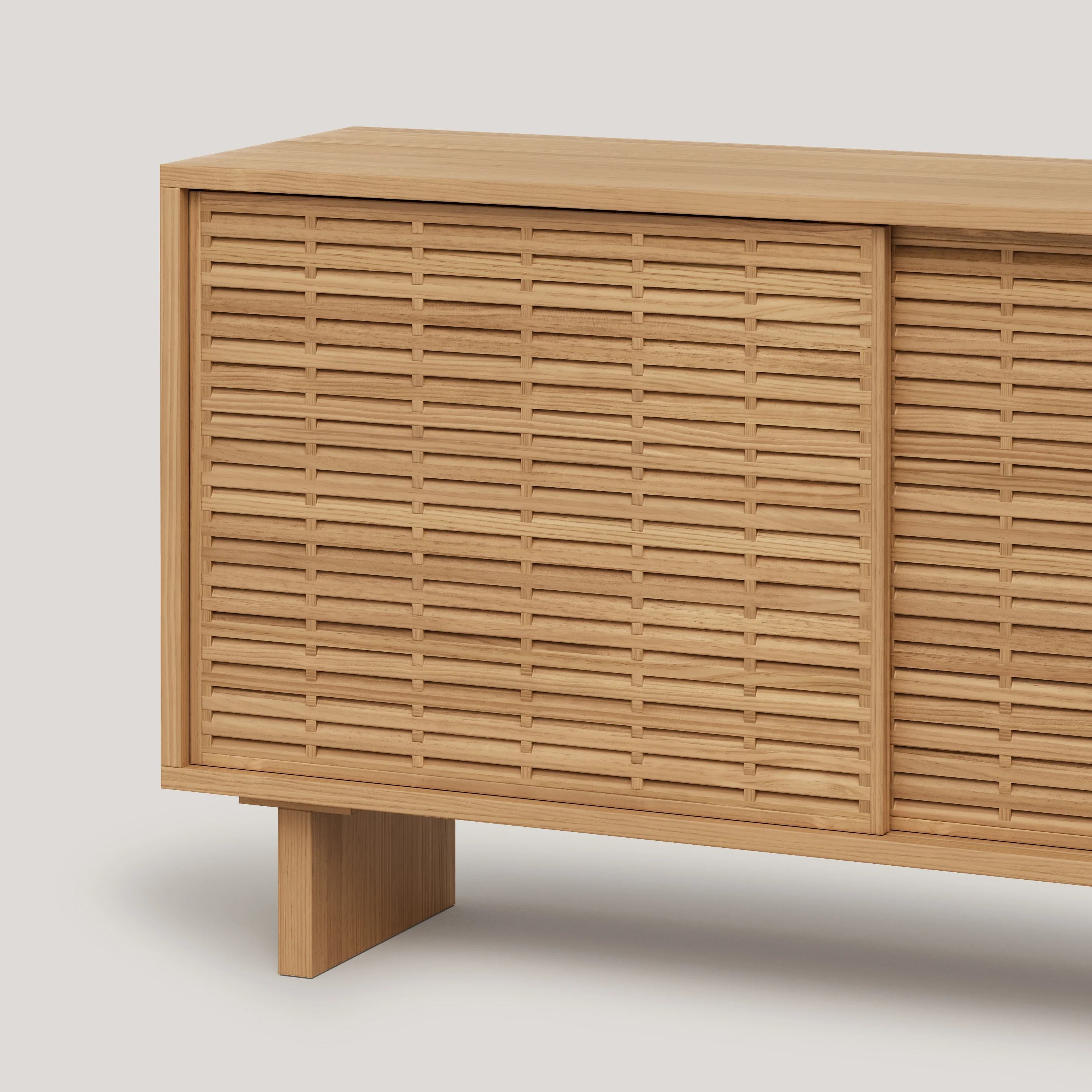 Cala pine sideboard with 2 doors 120 cm - Image 11