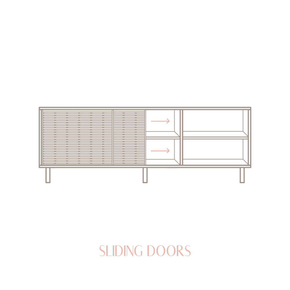 Pedrera sideboard in pine with 2 or 3 doors 180 cm - Image 14