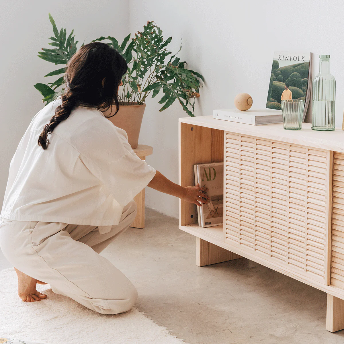 Pedrera sideboard in pine with 2 or 3 doors 180 cm - Image 3