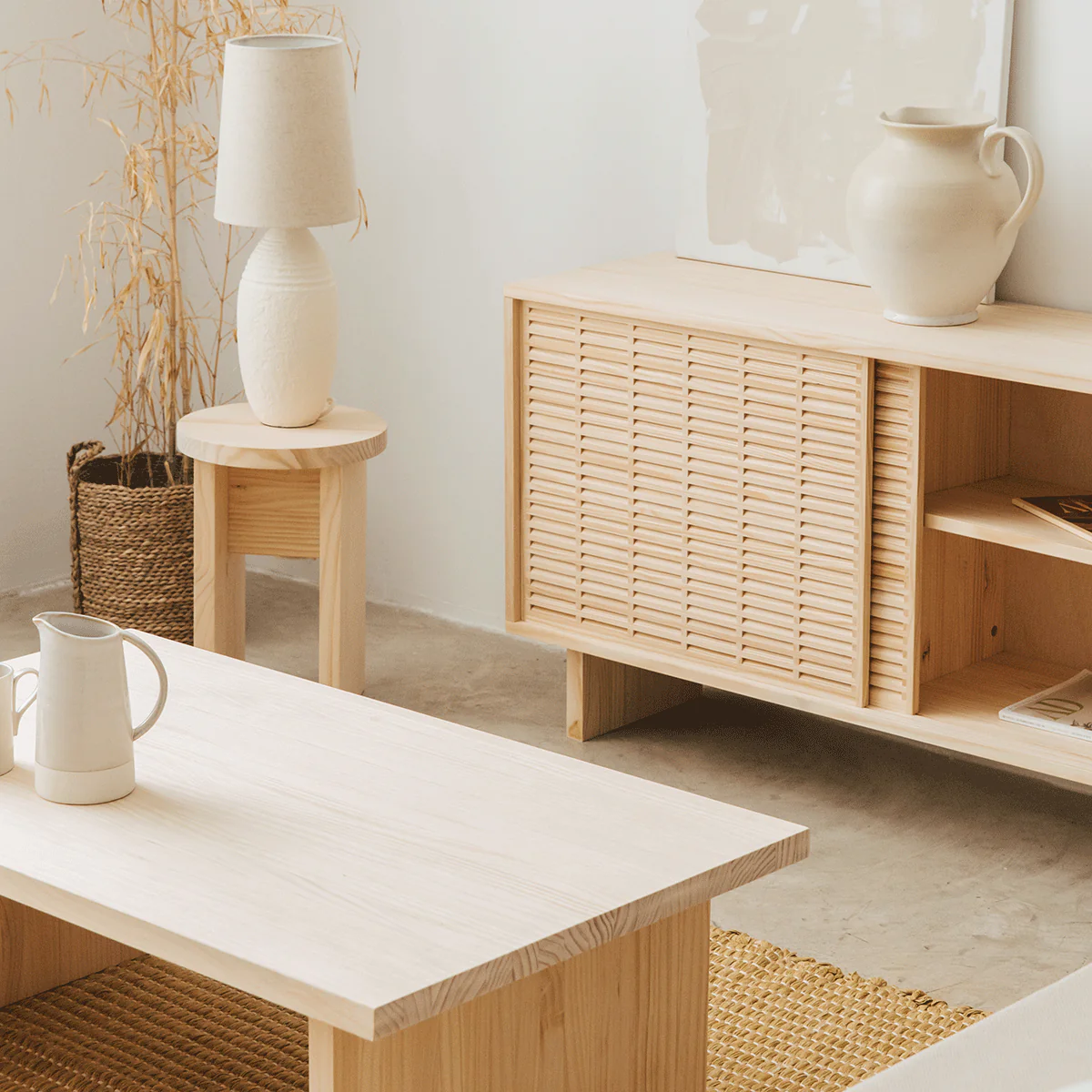 Pedrera sideboard in pine with 2 or 3 doors 180 cm - Image 8