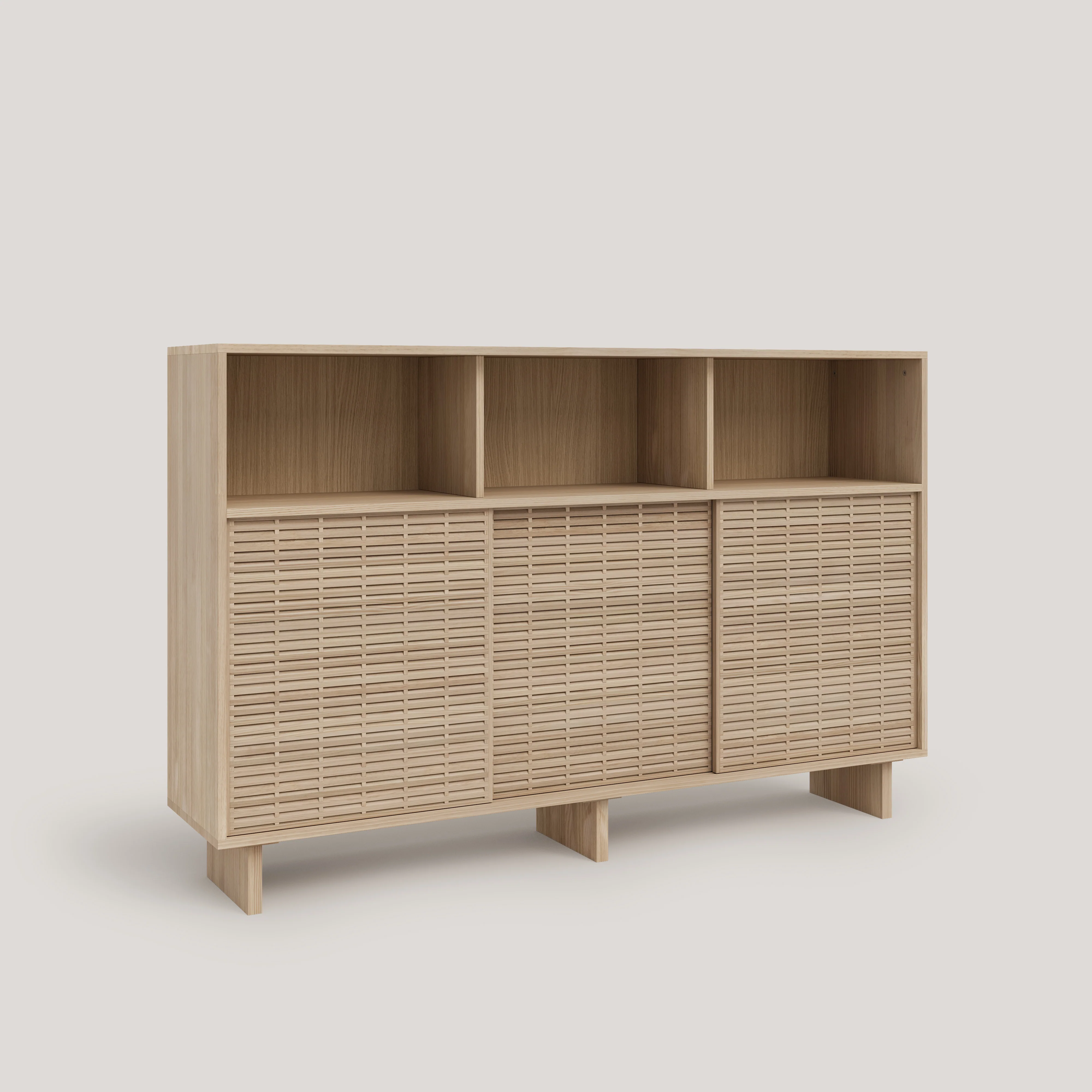 Sideboard Voramar of pine with 3 doors 180 cm - Image 9