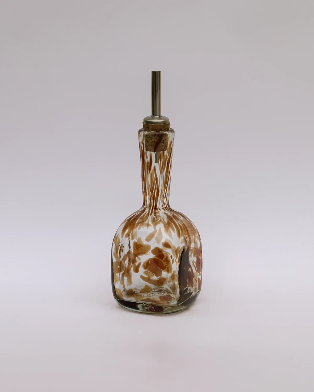 Sineu hand-blown glass vinegar bottle - Image 3