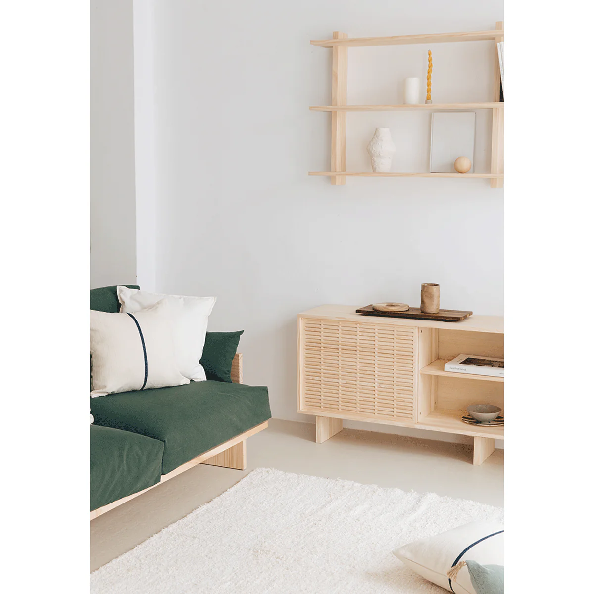 Mistral two-seater sofa Mediterranean style 183 cm - Image 11
