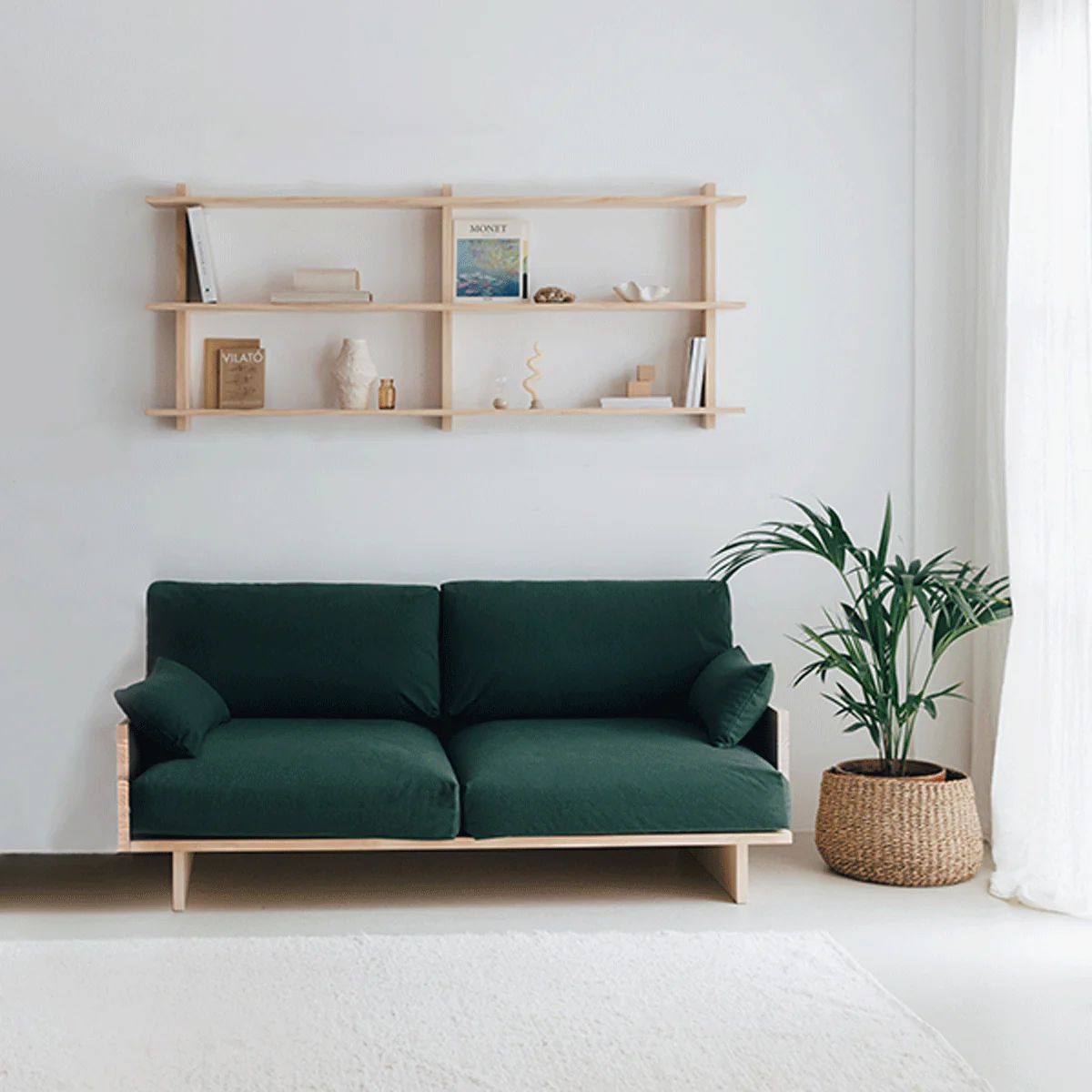 Mistral two-seater sofa Mediterranean style 183 cm - Image 6