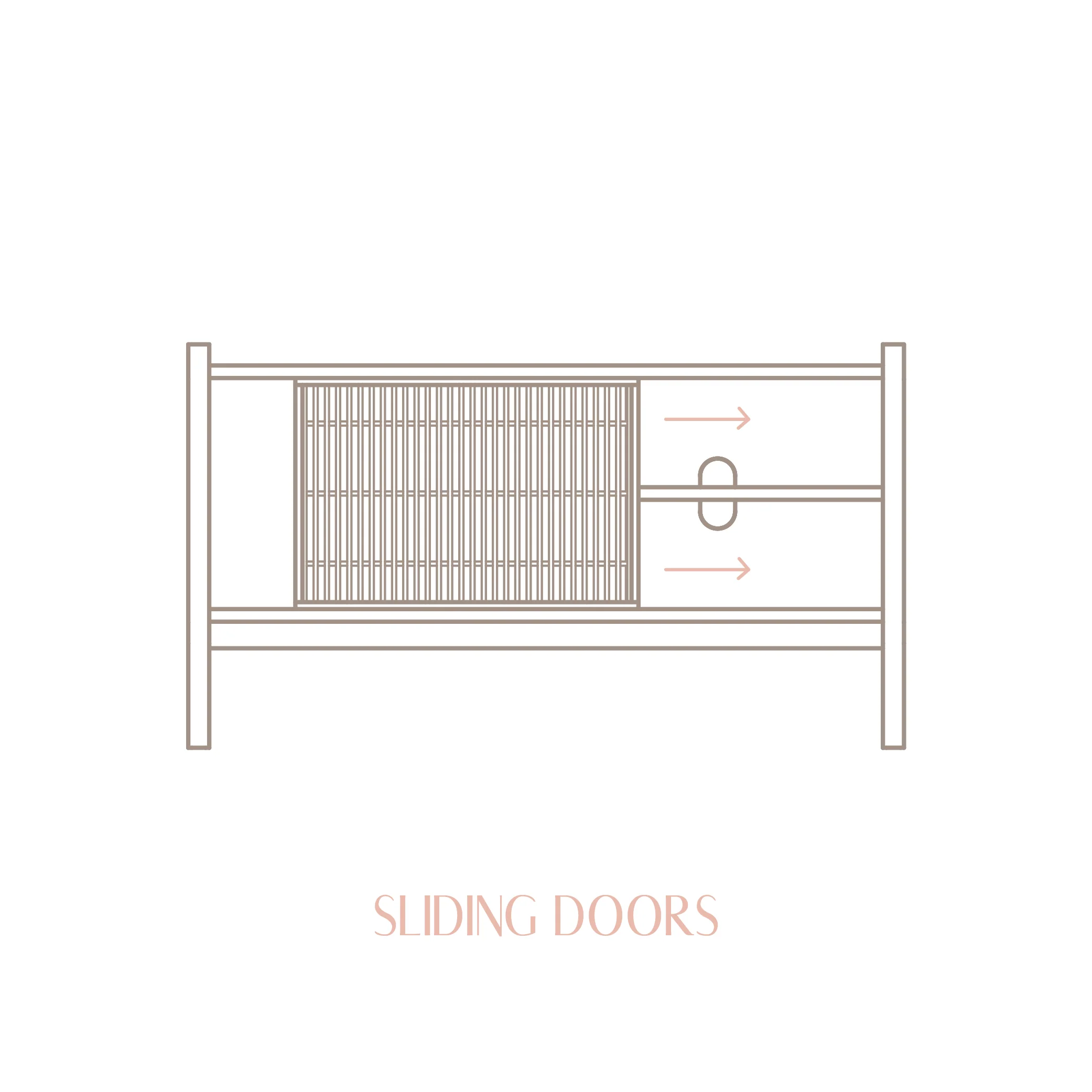 Small Mendia solid wood TV furniture for vinyl records 1 door 102 cm - Image 12
