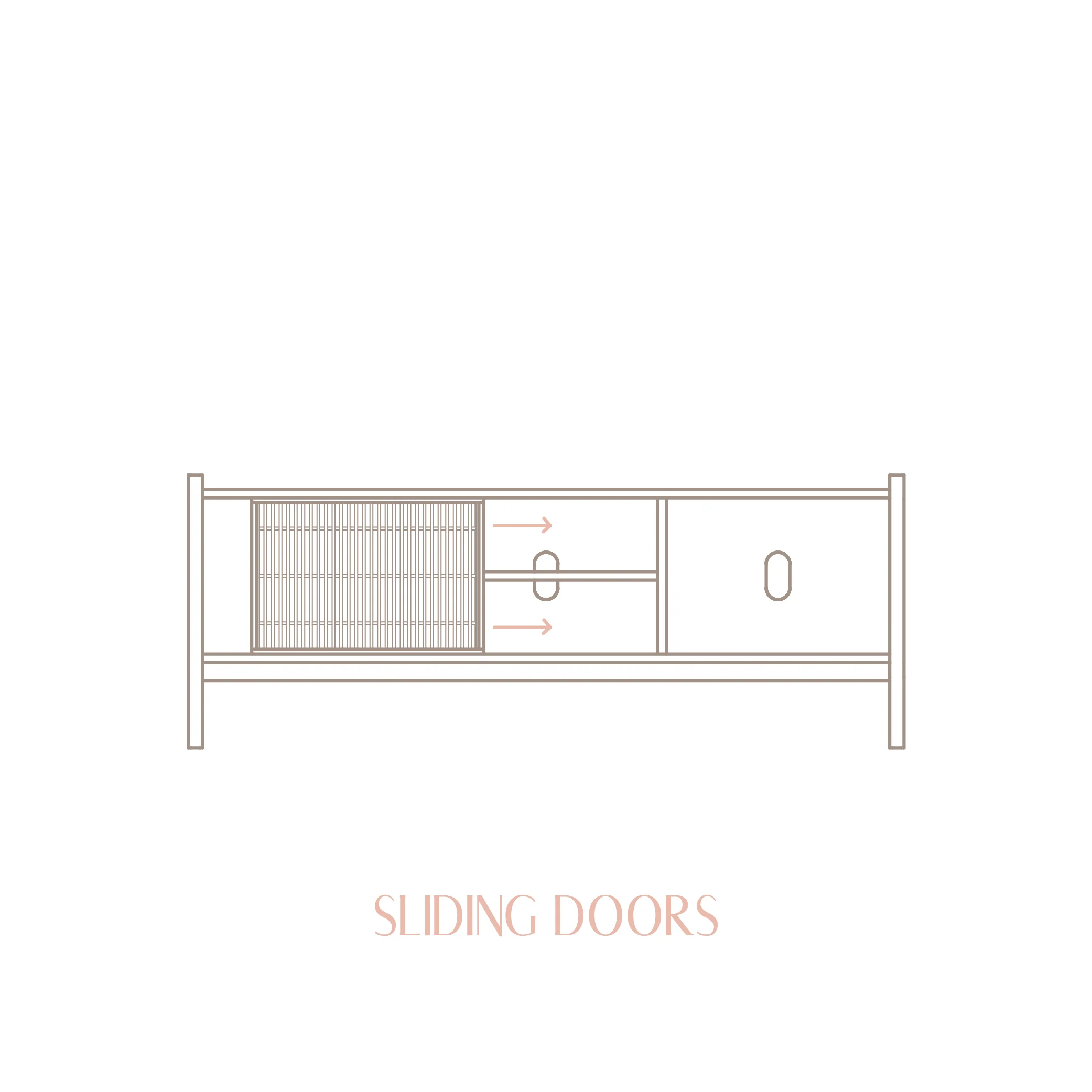 Tarida solid wood TV furniture for vinyl records 1 or 2 doors 151 cm - Image 18